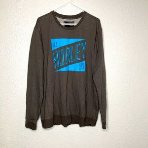 Hurley gray sweater xl
